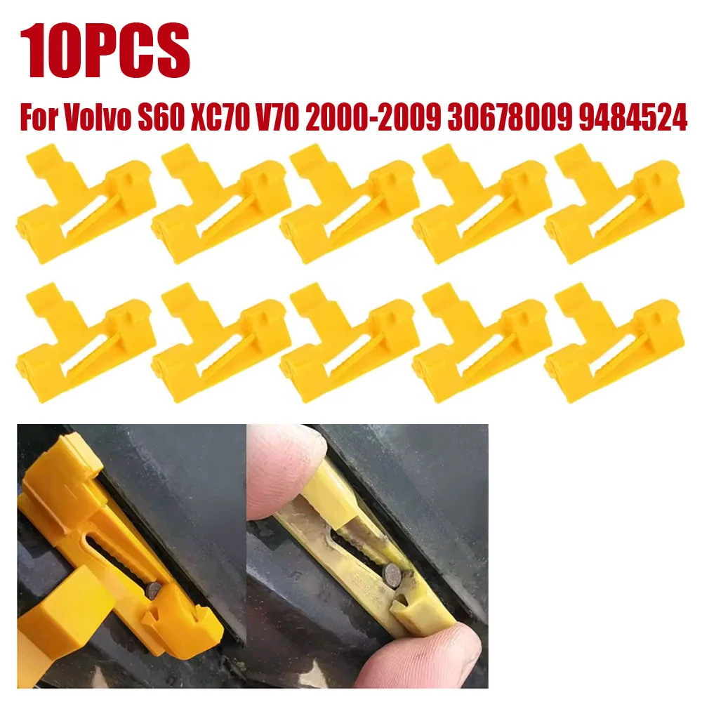 

Car Windshield Side Decor Clip Buckle Auto Windshield Moulding Side Trim Clip for Volvo S60 XC70 V70 2000-2009 30678009 9484524