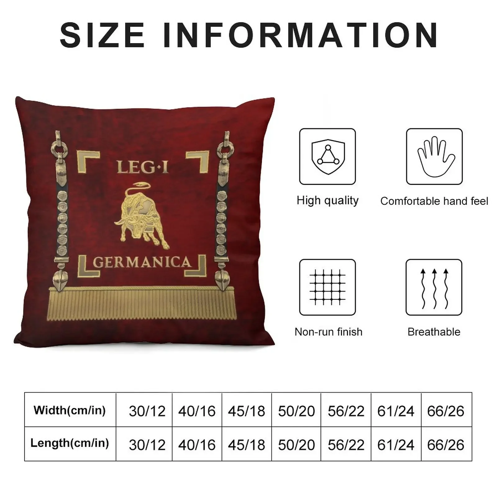 Standard of the 1st Germanic Legion - Vexillum of Legio I Germanica Throw Pillow Elastic Cover For Sofa Pillow Decor pillow