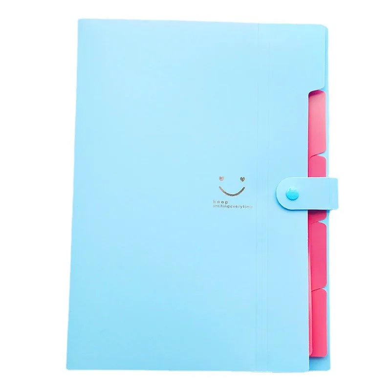Large Capacity A4 File Document Bill Organizer Holder with Multi-pages for Office Expanding File Storage Paper Organizer
