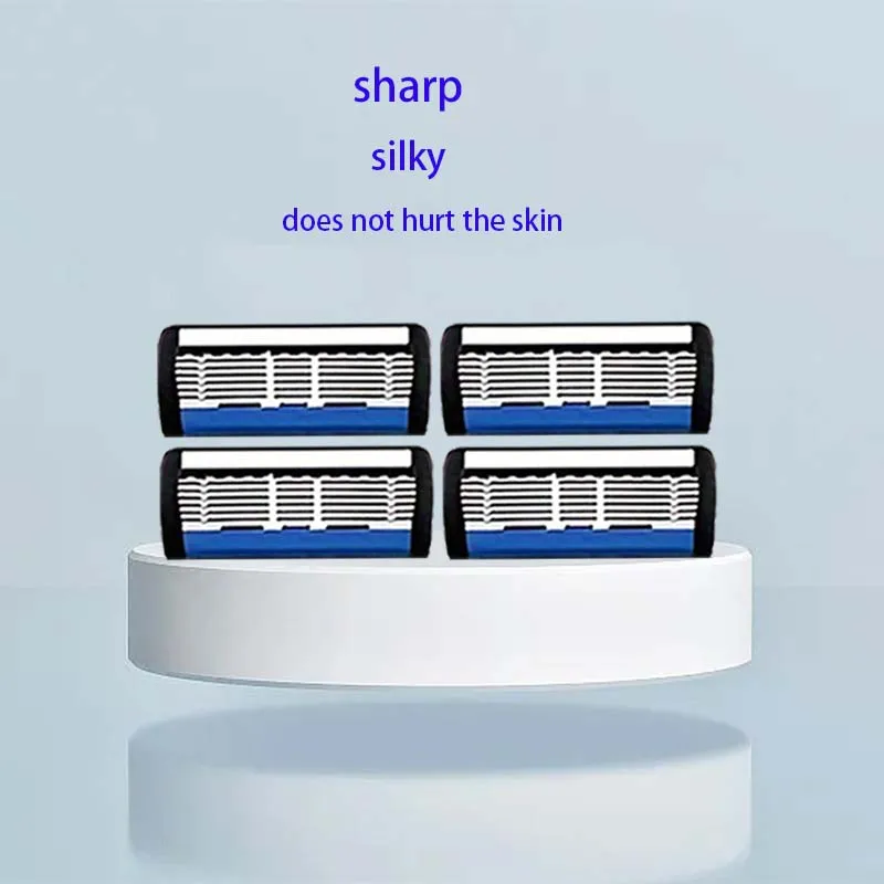 ماكينة حلاقة كلاسيكية للرجال مزودة بـ 36 شفرات حادة ومقبضين مضادين للانزلاق، مجموعة اقتصادية وعملية للرجال #4