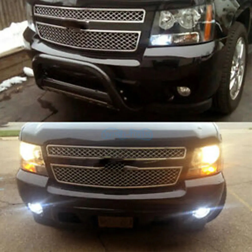 

Winetis 4Pcs For 2007-2014 Tahoe Suburban 6000K Xenon White LED DRL Bulbs + Fog Driving Lights Bulbs Combo Kit