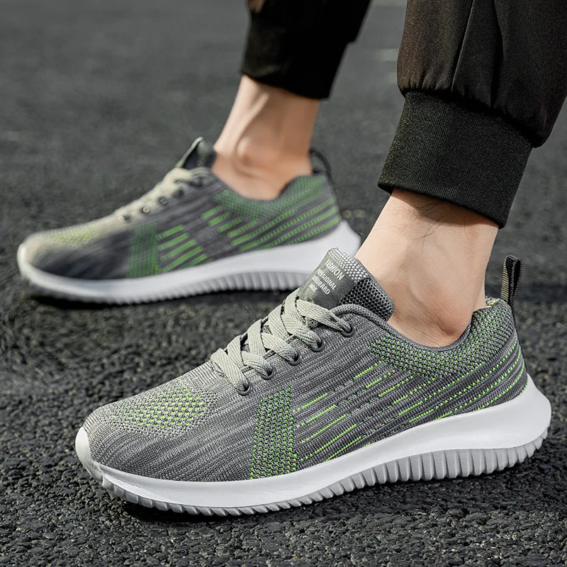 Plus Big Size 46 47 Men's Sneakers Lightweight Summer Mesh Breathable Sports Shoes Non-slip Boys Running Shoes Male New Sneakers