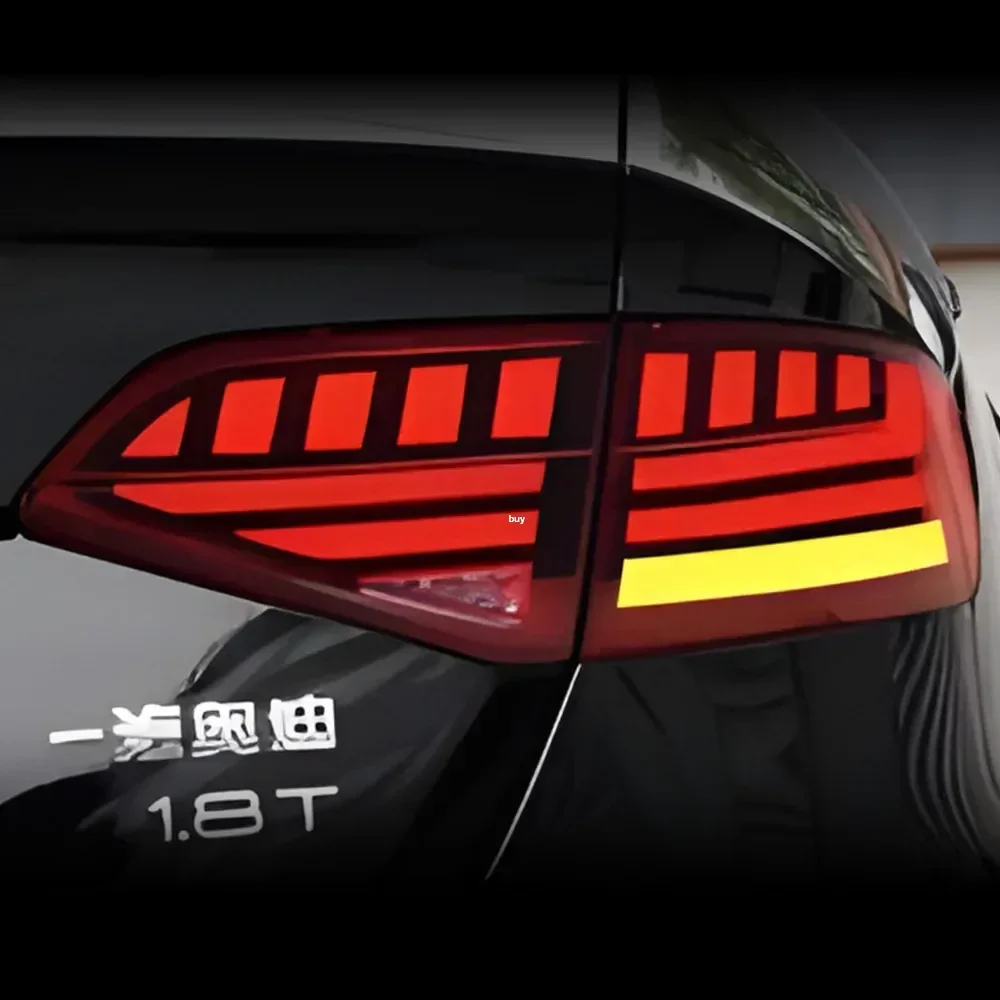 Car Taillight Assembly For Audi A4 A4L B8 2009-2012 Auto Rear Back Lamps Upgrade LED Highlight Flashing Signal Light Accessories