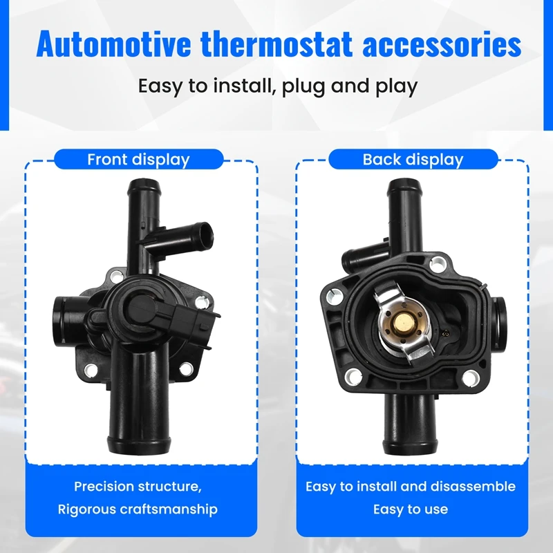 WISH 476ZQC1306100 Car Thermostat Assembly For BYD Song PLUS Han Song Pro Tang DM GRANVIA 07 DENZA D9 1.5T Engine