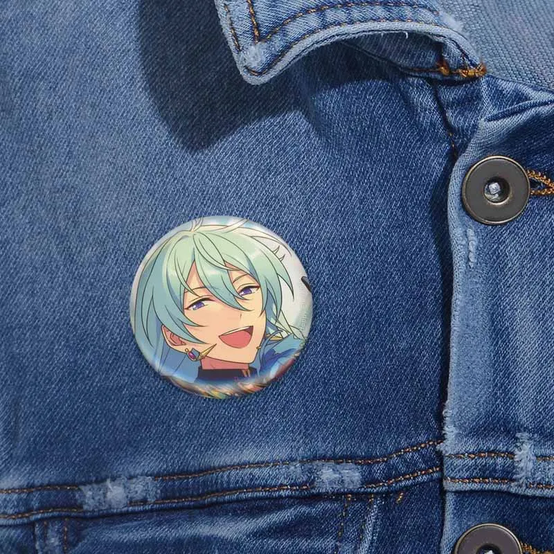 Ensemble Stars Wataru Hibiki Badge Cute Cartoon Idol Brooch DIY Itbag Clothing Hat Accessories Anime Peripheral Collectible Gift