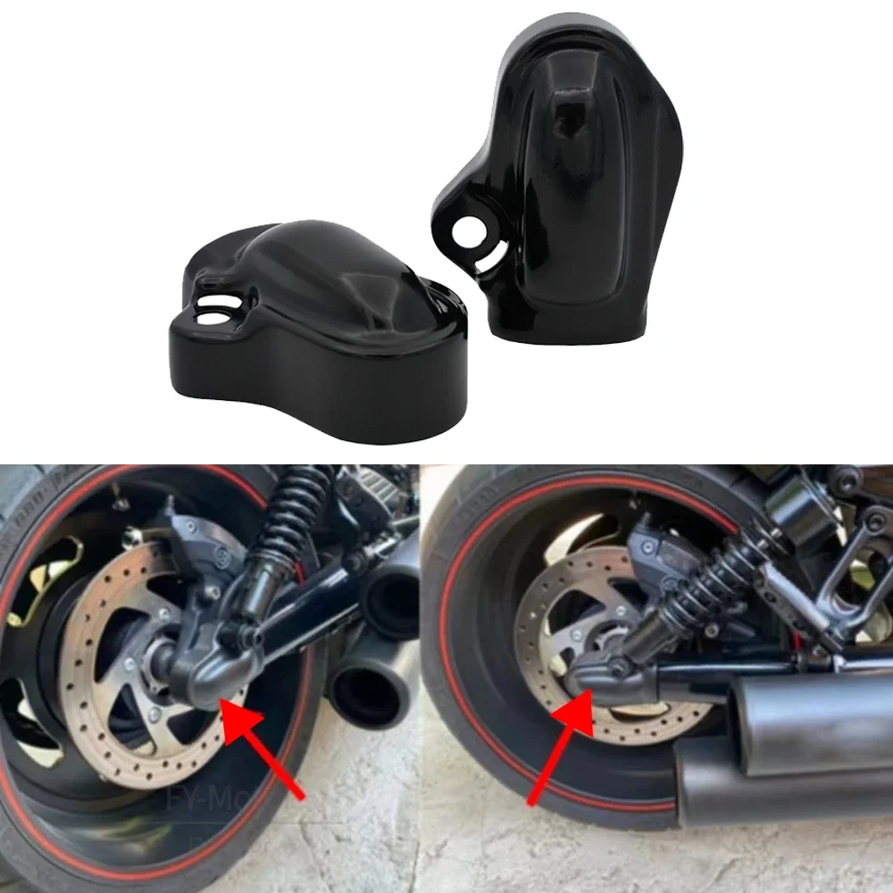 Rear Axle Covers Rear Wheel Shaft Cap Side Protector Guard For Harley 02-2017 V V-Rod VRSCA VRACB VRSCF Street/Night Rod VRSCD