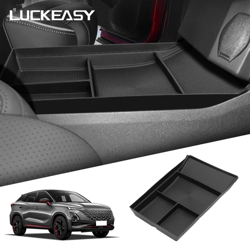Para Chery OMODA C5 (versión de combustible) 2022-2025 consola central caja de almacenamiento de capa inferior organizador accesorios de orden caja de almacenamiento de coche
