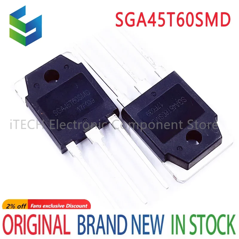 5pcs SGA45T60SMD 45T60 New IGBT 40A650V TO-3P