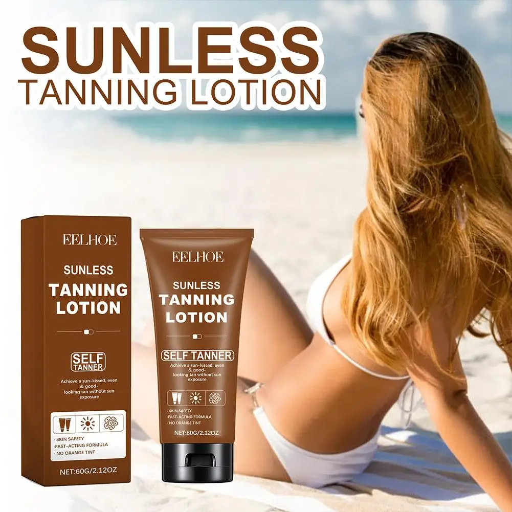 

Summer Skin Self Tanning Cream Sunless Self Tanner For Face Body For Natural Glow Body Bronzer Easy Use Bronzing Lotion I1O4