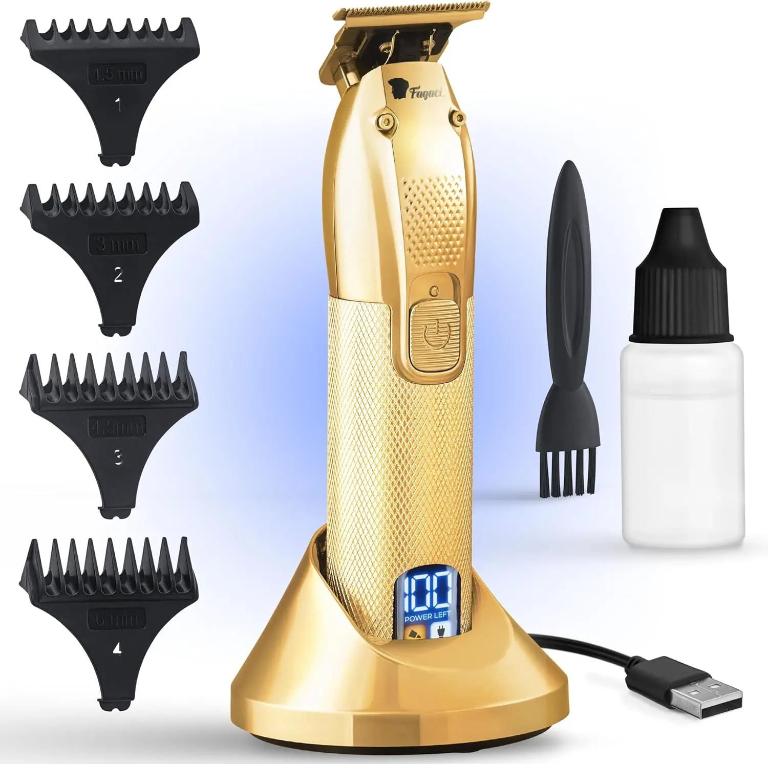 

Men's Hair Trimmer with Turbo Power and Zero Gap Blades for Clean, Precise Cuts
