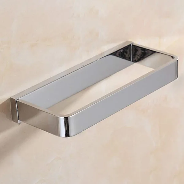 European Style Bathroom Hardware Fitting, Solid Brass Chrome Plated Double Tier Bath Towel Holder & Storage Shelf