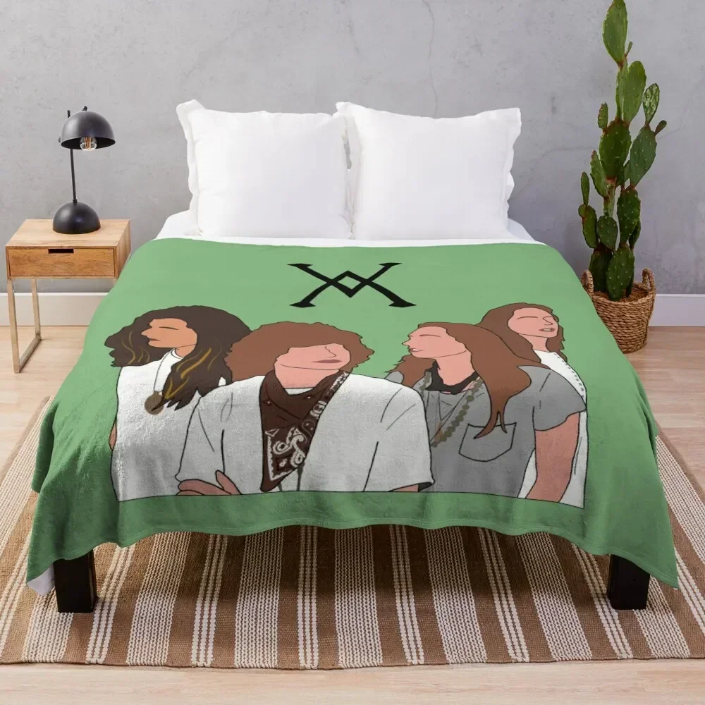 

Greta Van Fleet Throw Blanket Faux Fur Soft Warm Blanket for Bed