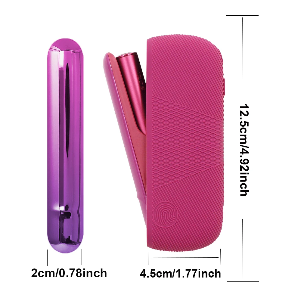 Colors Case and Door Cover Aiqos Iruma Silicon Case for Iqos Iluma Funda Accessories Decoration Accessories Replaceable Cover