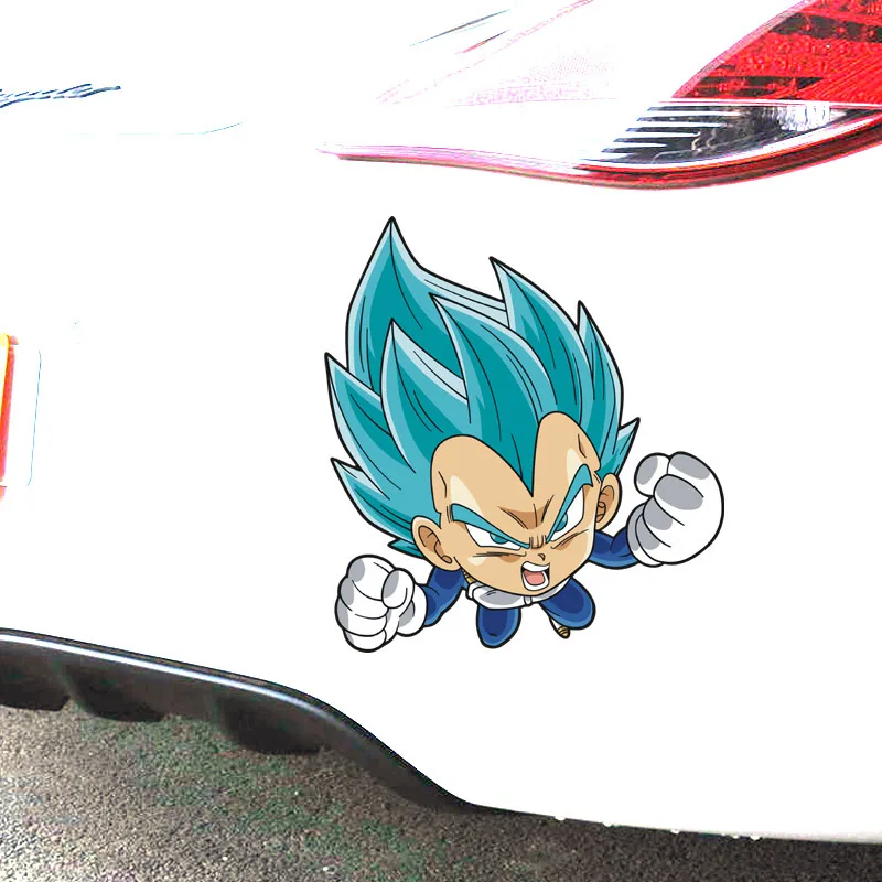 Dragon Ball Anime Sticker Son Goku Vegeta IV Piccolo Car Decoration Sticker Car Door Cartoon Children\'s Toy Birthday Gift