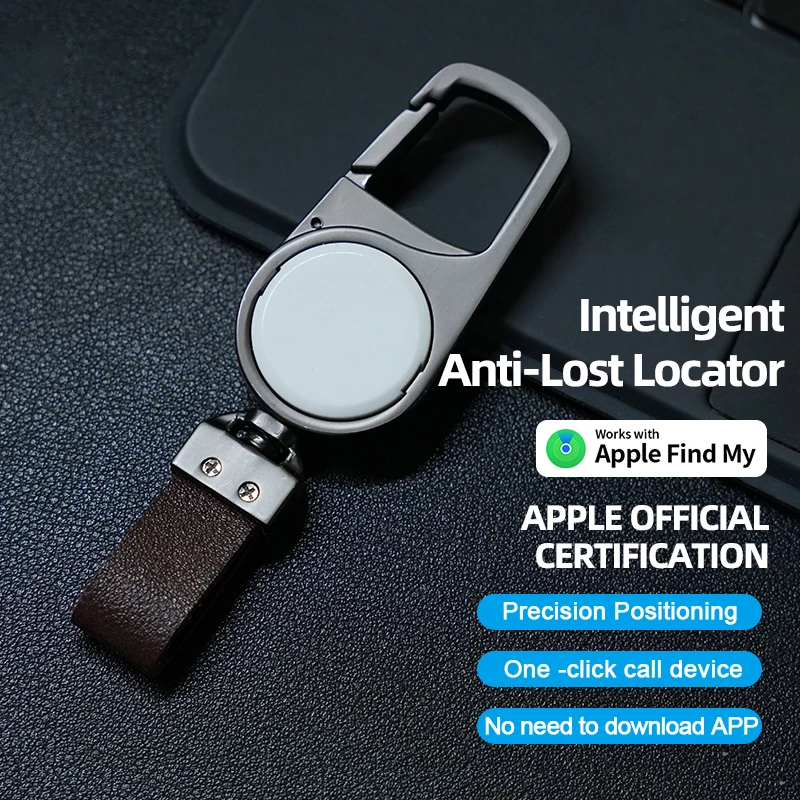 Portachiavi Anti Lose Tracker funziona con trova il mio promemoria APP per dispositivo iPhone localizzatore Bluetooth GPS intelligente per Apple MFI