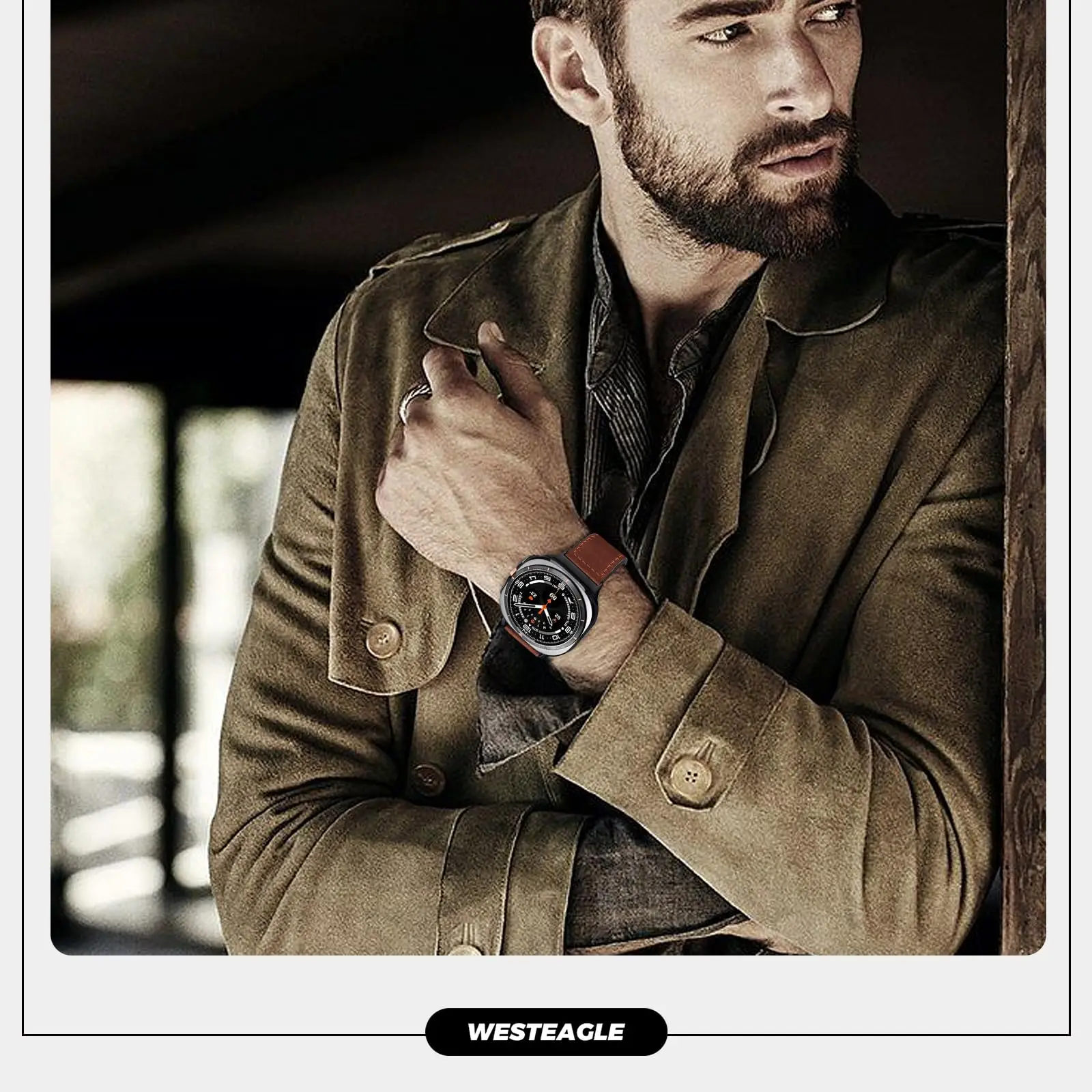 Magnetyczna skórzana silikonowa bransoletka do Samsung Galaxy Watch Ultra 47mm Quick Fit Strap Correa do GALAXY ULTRA 47MM Luxury Band