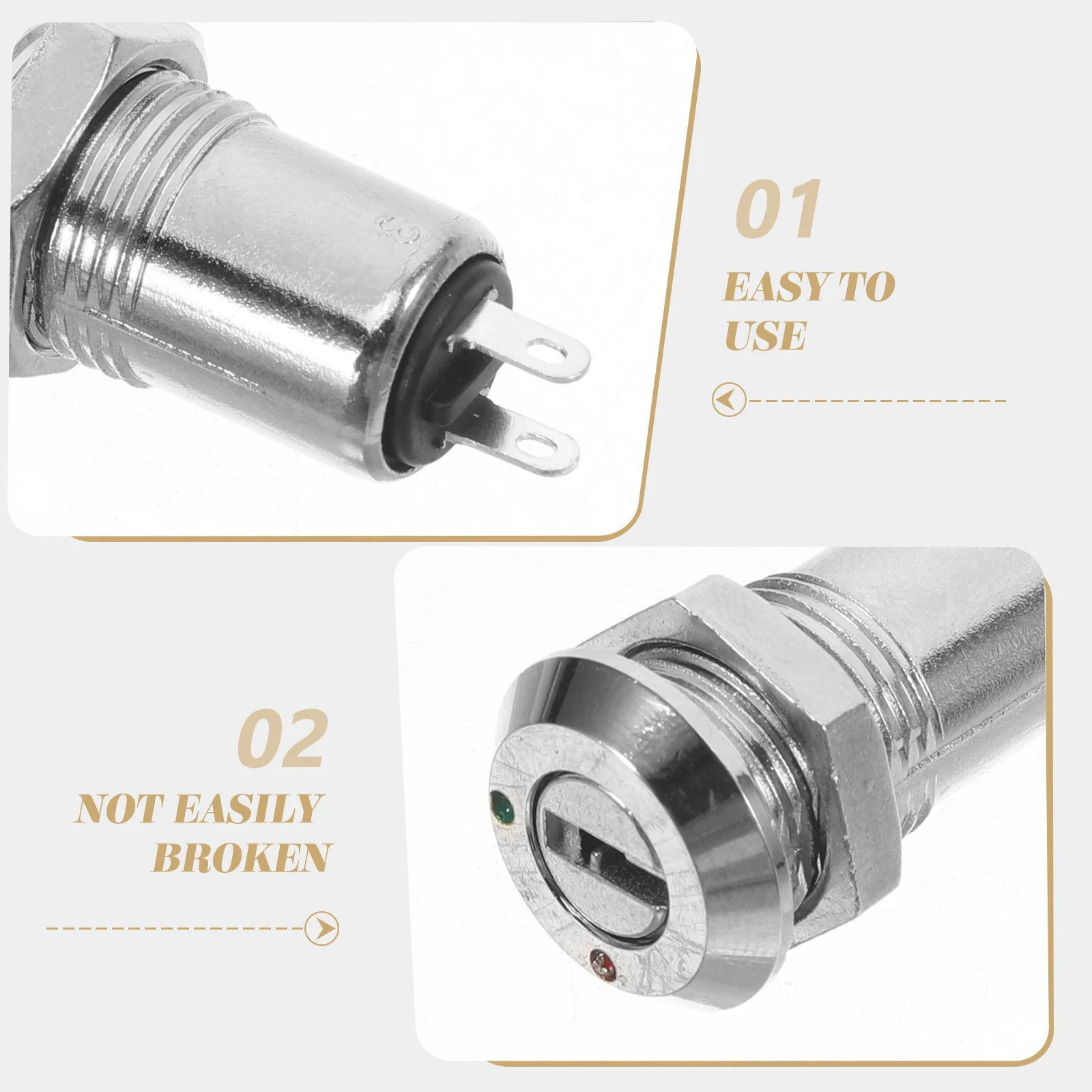 2Pcs Durable Elevator Fire Equipment Lock Auto Reset Function for Extinguishers Hydrants Emergency Security Gas Valve