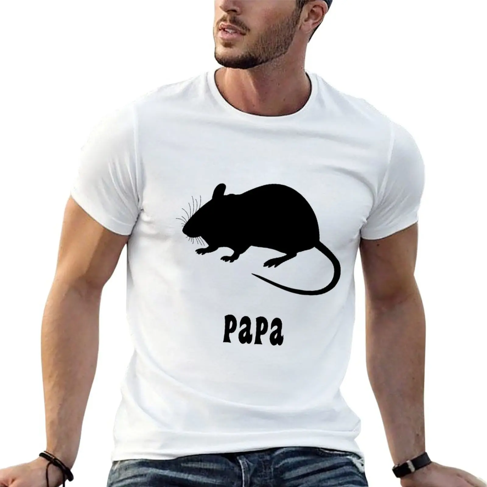 Rodent Papa T-Shirt t shirts for man cotton t shirts with prints T-Shirt