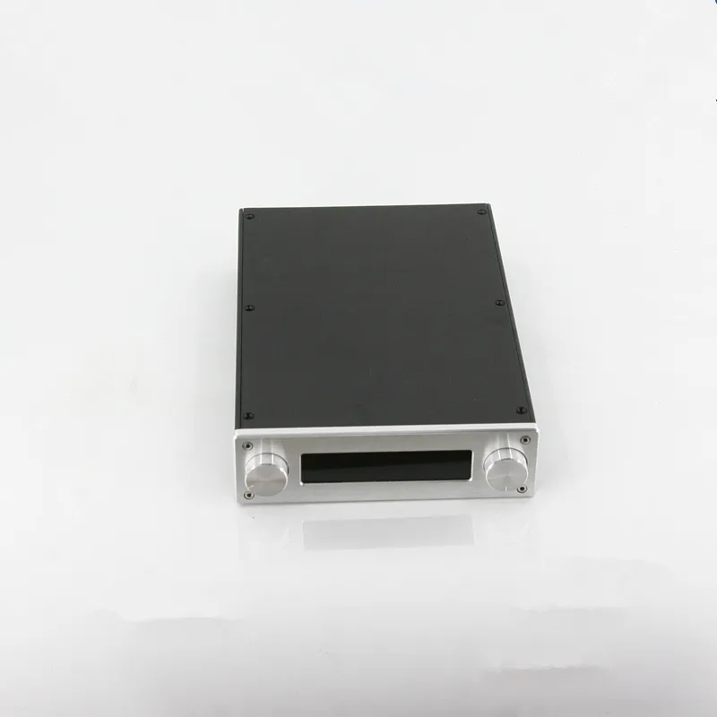 Full Aluminum Preamp Enclosure Amplifier Chassis Mini HiFi AMP Box For JV13 Remote Control Volume Board