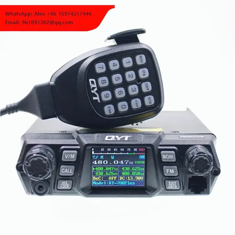 

Мобильная автомобильная радиостанция дальнего действия QYT KT-780 Plus 100 Вт 136-174 МГц, любительская радиостанция, ОВЧ базовый трансивер