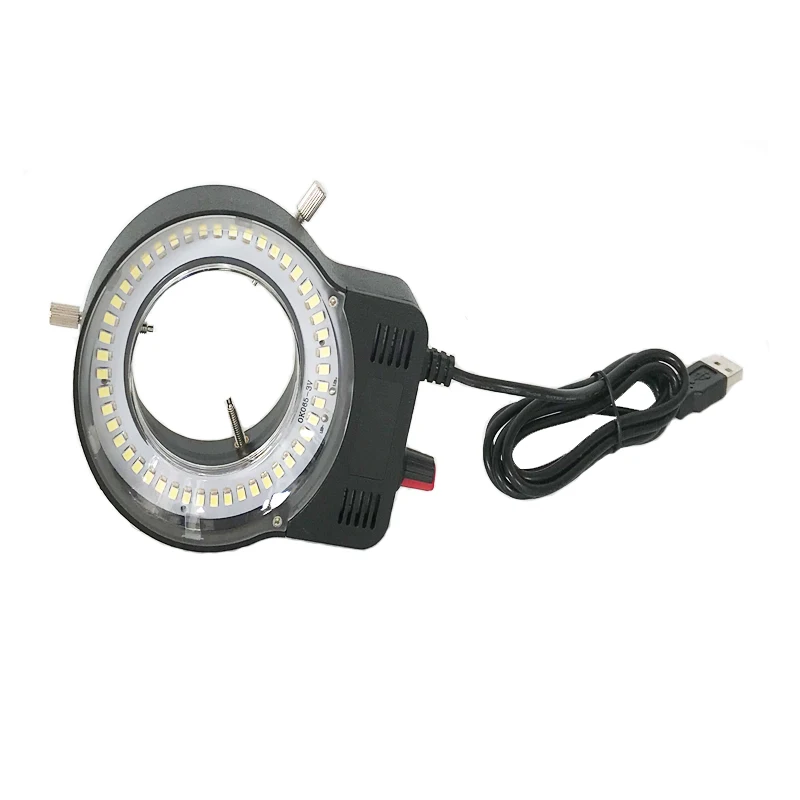 Adjustable 48 USB LED Ring Light Illuminator For Stereo Microscope And Camera Upgrade to 70 Led Lights