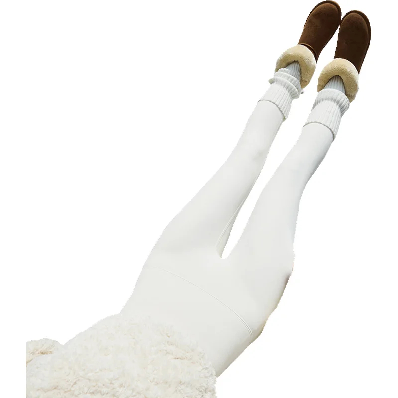 Thiened Fce 요가 바지 여성용 가을 겨울 긴 바지 겉옷 arkskin 디자인 슬리밍 바비 슬레 사이클링 바지