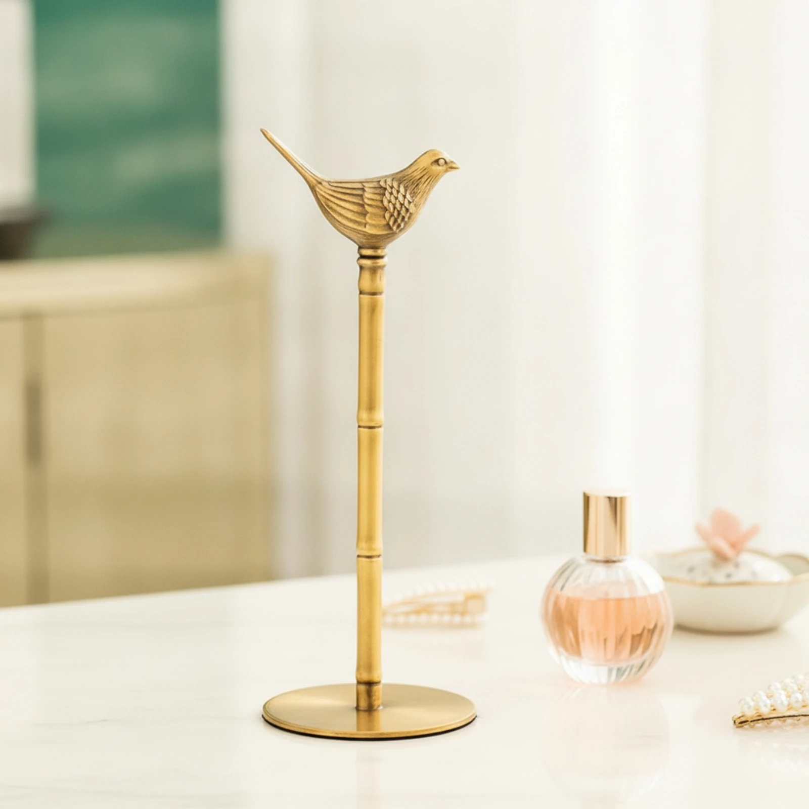 Bird Paper Towel Holder Stylish Bird-Shaped Paper Towel Holder Stable Space-Saving for Kitchen, Dining Room