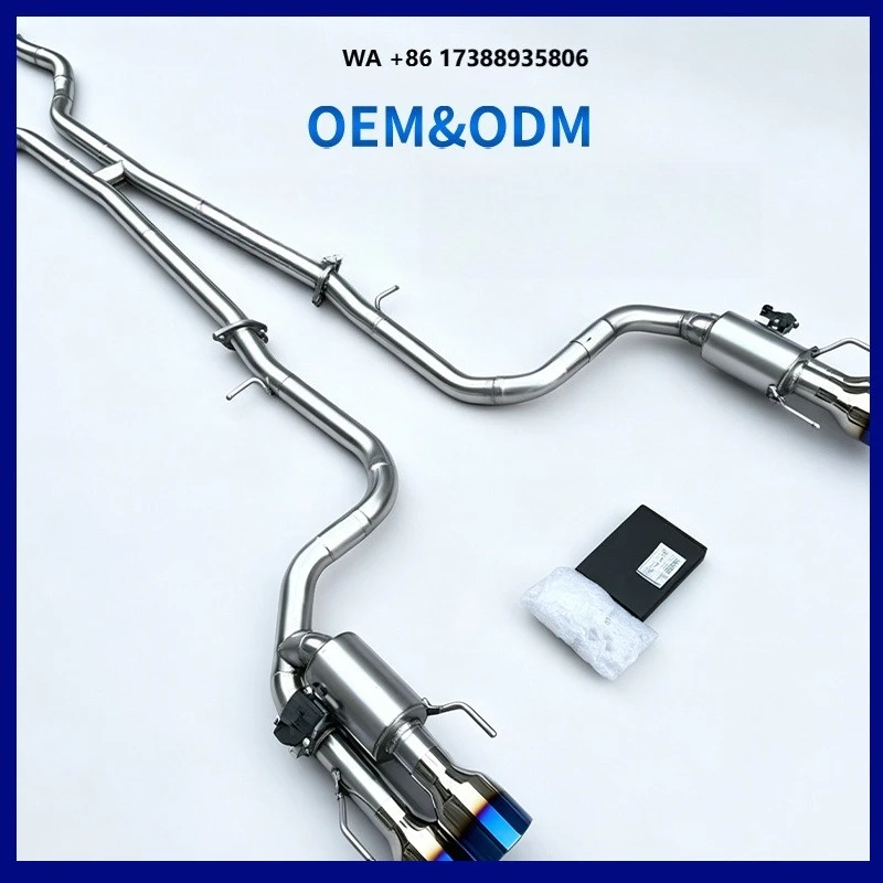 OEM High-quality 304 Stainless Steel Exhaust Pipe, Valvetronic Muffler, Catback Exhaust System for RCF 5.0L