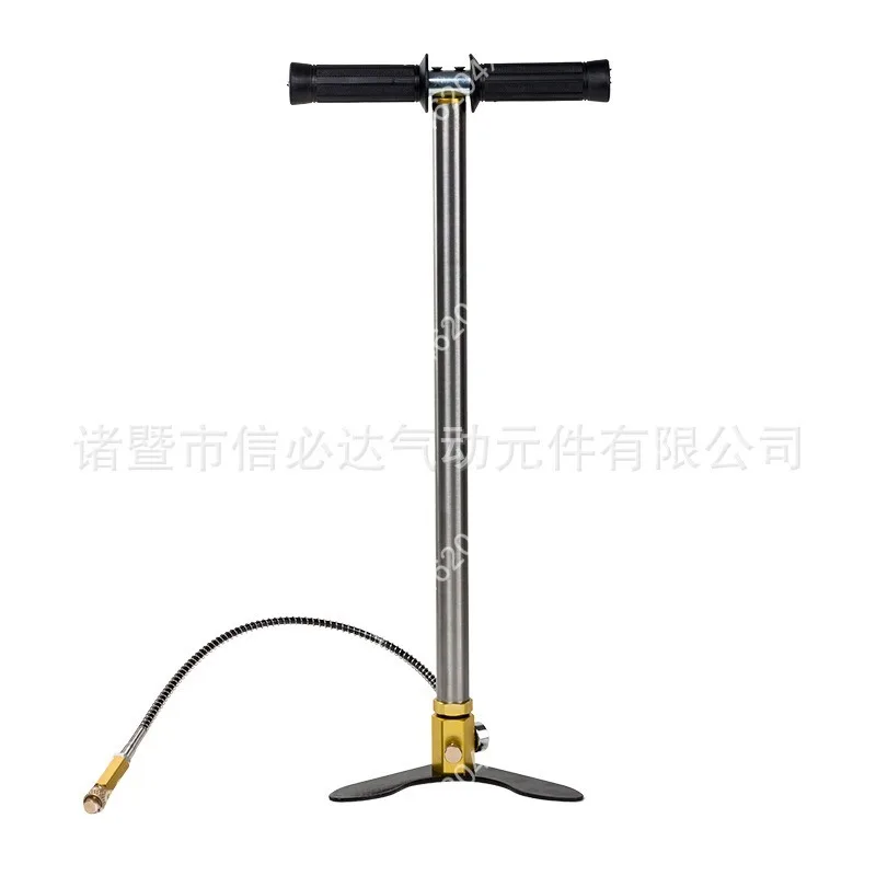 30MPA 4500PSI Stainless Steel PCP Hand Pump 3 Stage High Pressure Air Pump with Filter