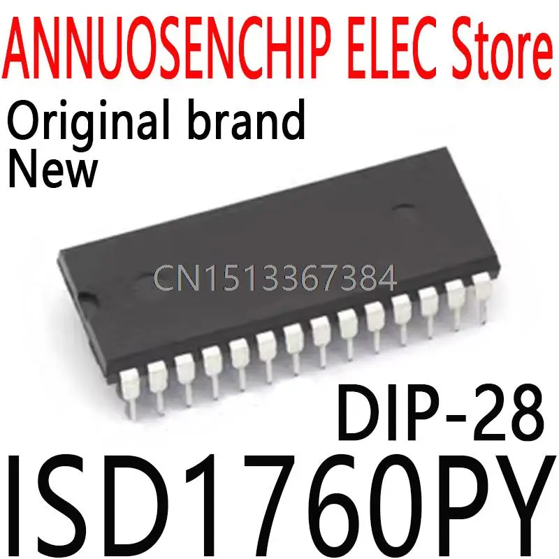 10PCS/Lot New and Original ISD1760 ISD1760P 1760PY 1760P DIP-28 ISD1760PY