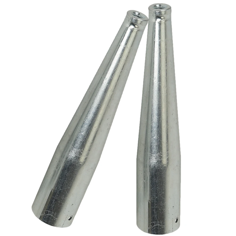 

2pcs Iron Rake Sturdy Shovel Replaceable Extension Handle For Gardening Tools Durable Metal Connector Rake Shovel Connector