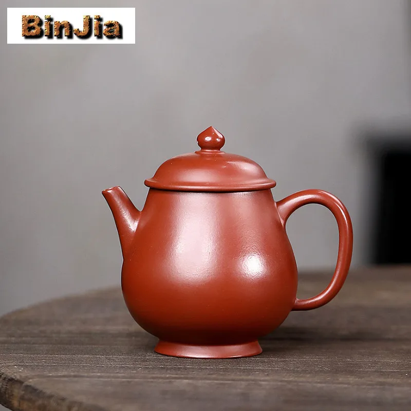 

150 мл винтажные чайники из фиолетовой глины Исин, горшок ручной работы, сырая руда, грязевой чайник Дахунпао, чайный сервиз Zisha, коллекция кафе