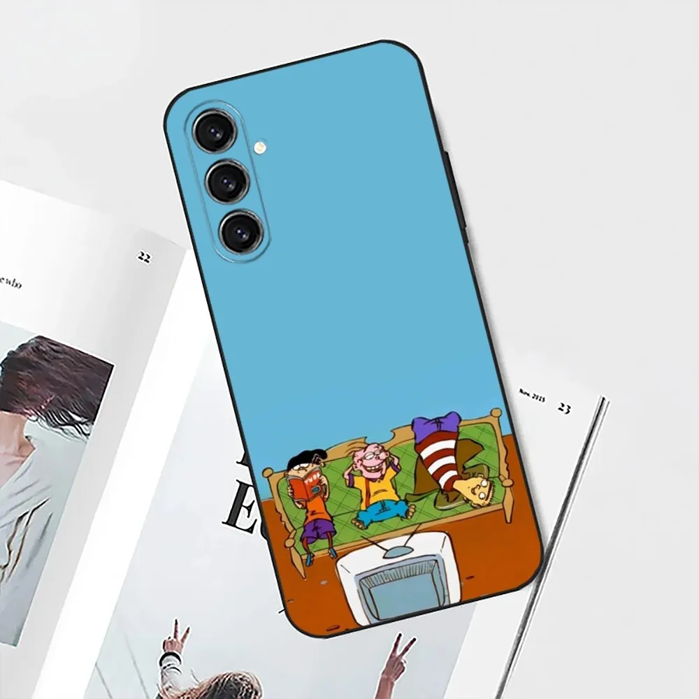 Cartoon E-Ed Edd N Eddy  Phone Case For Samsung Galaxy A13,21s,22,31,32,52,53,71,80,91 Black Soft Cover