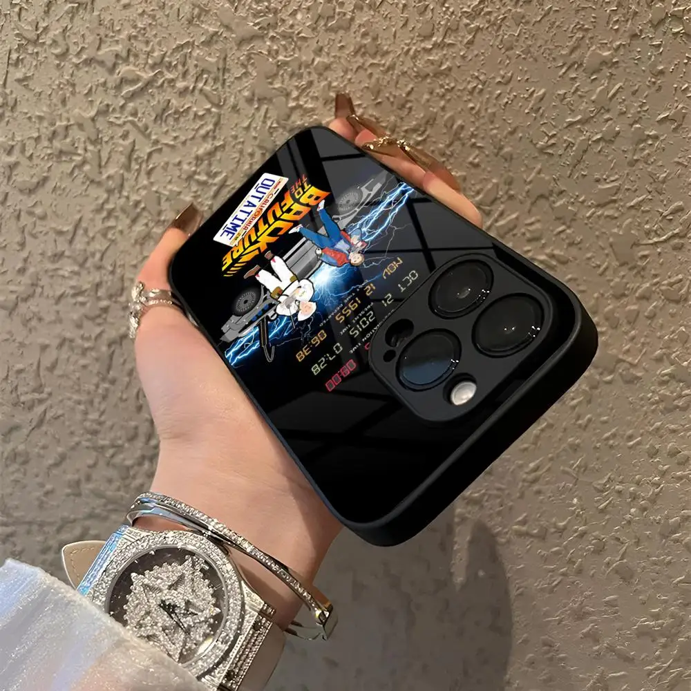 Hot Back To The Future Phone Case Glass For Samsung Galaxy S26 S25 S23 S24 S21 S22 S20 Ultra Fe Plus A16 Cover