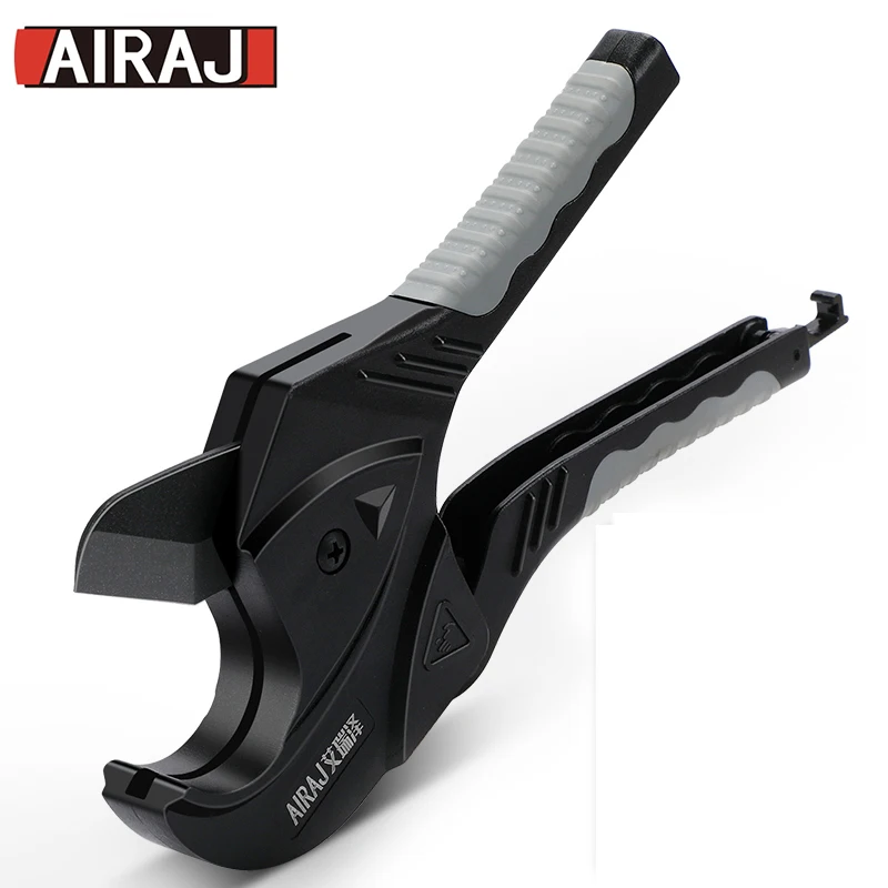 AIRAJ 32-65mm Pipe Cutter Ratchet Cutter SK5 Material With Treatment Ratchet Hose Pipe Cutter Scissors