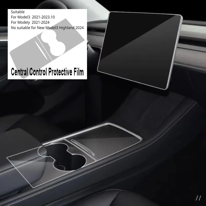 

Защитная пленка центрального управления для Tesla Model 3 Y, панель центральной консоли, наклейка против царапин, пленка из ТПУ, автомобильные аксессуары 2021-2024