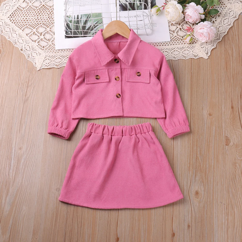 

New rose Girls suit for fall and winter Children's Christmas Set Fashion trend Kids Clothes Childrens Wear