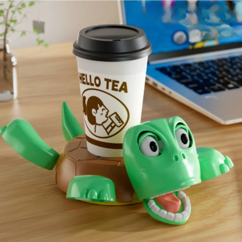 Quirky Panicked Turtle Ornament Cup Pad Tea Coffee Mug Drinks Holder Tableware Decorative Figurines Stress Relief Too