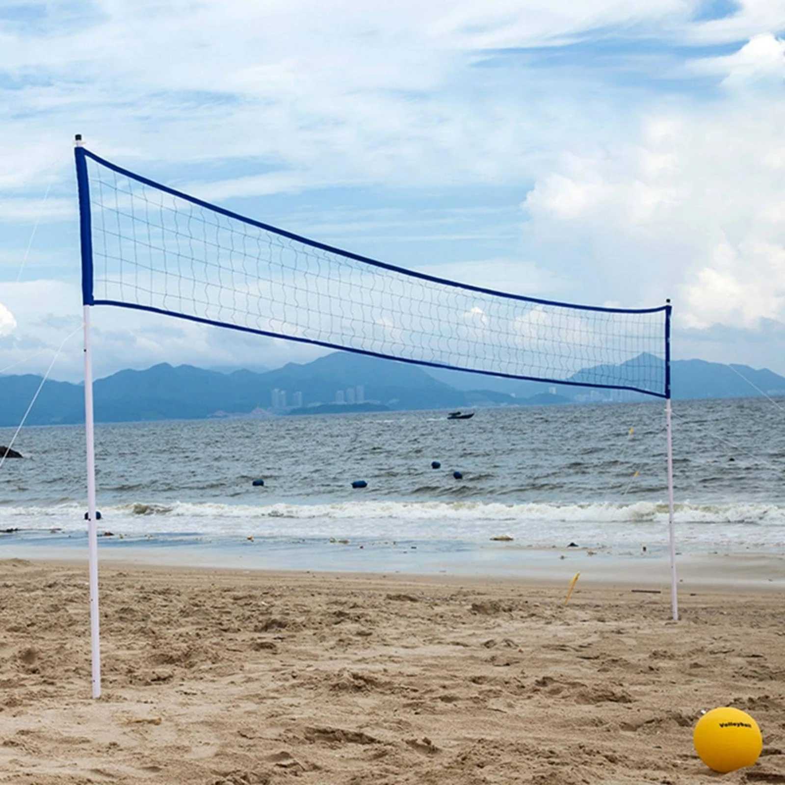 Beach Volleyball Net Set Quick - Sports Equipment For Volleyball review and price