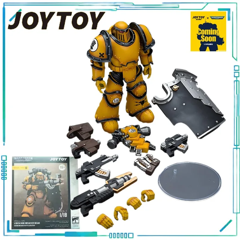 JOYTOY オリジナル JOYTOY X ウォーハンマー 40K シリーズ皇帝拳/黒大聖堂 HH エンパイア拳 MK3 レギオン包囲チームモデル男の子のギフト