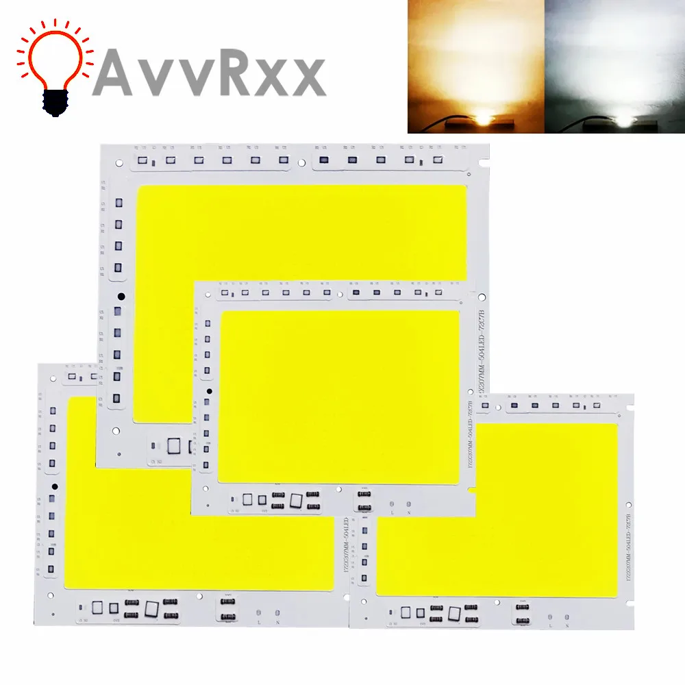 

LED COB Chip Smart IC No Need Driver AC200-240V LED Lamp For Flood Light Spotlight DIY LED Chip COB Linear Lighting Light Source