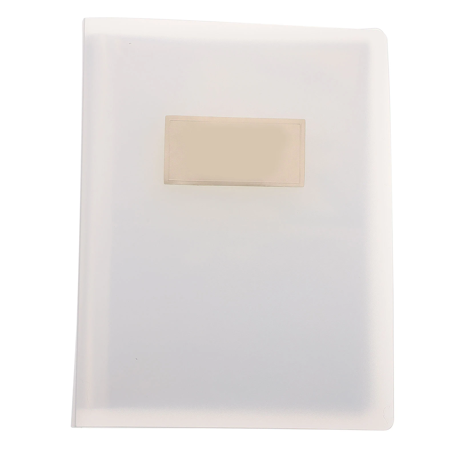 

Nail Sticker Storage Book Thick Durable PVC White Perfect for Collector Album Organize Display Stickers