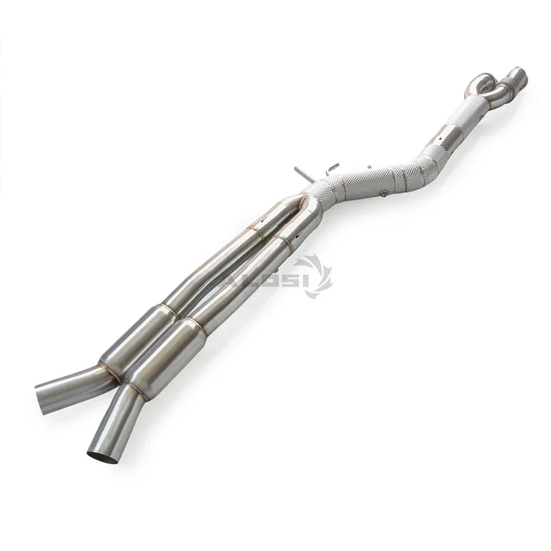 Equal Length Middle Resonator M3/M4 G80/G81/G82 3.0T 2021-2023 Equipped with OPF/GPF 89MM Exhaust Pipe