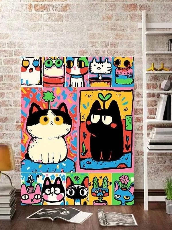 

Современная простая алмазная вышивка для досуга и декора: ручная работа, для спальни и гостиной, с рамкой