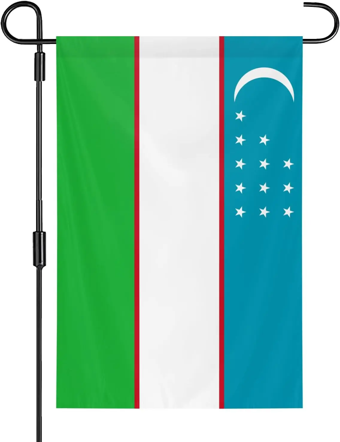 Uzbekistan Garden Flag 12x18 Inch Double-Sided Vivid Color Uzbek Flags yyi