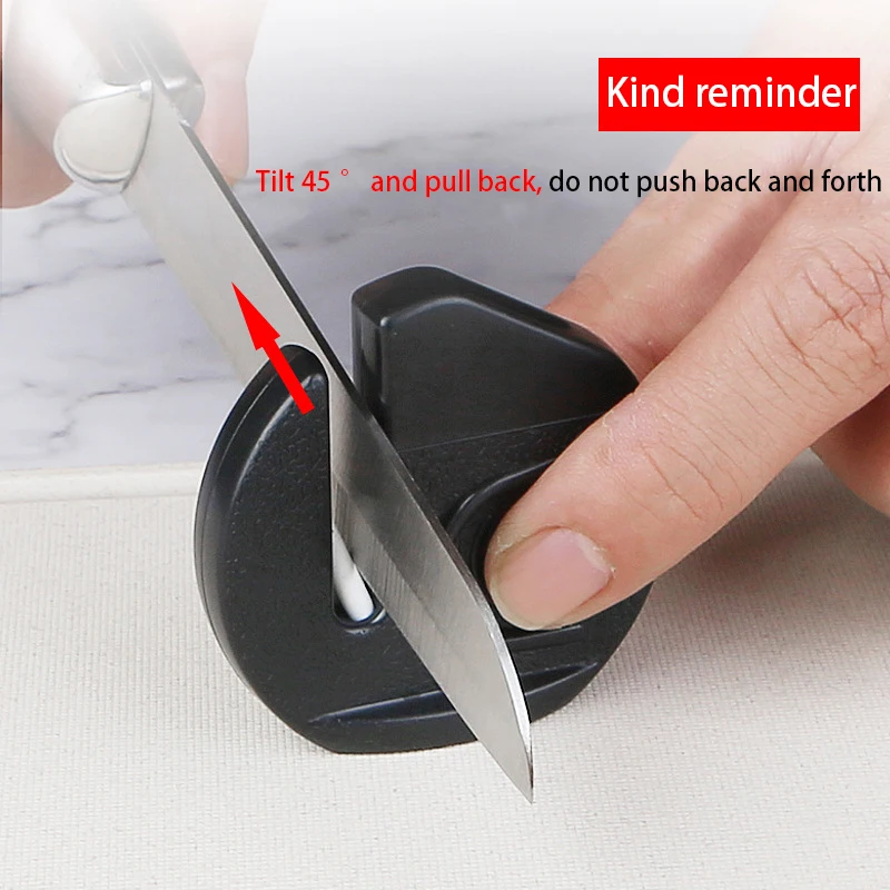 Mini Portable Knife Sharpener Kitchen Household Handheld Grindstones Convenient Quick Whetstone Multifunction Sharpeners