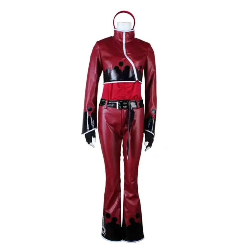 Costume de Cosplay KOF Ash Crimson, sur mesure, pour Halloween et noël, toutes tailles