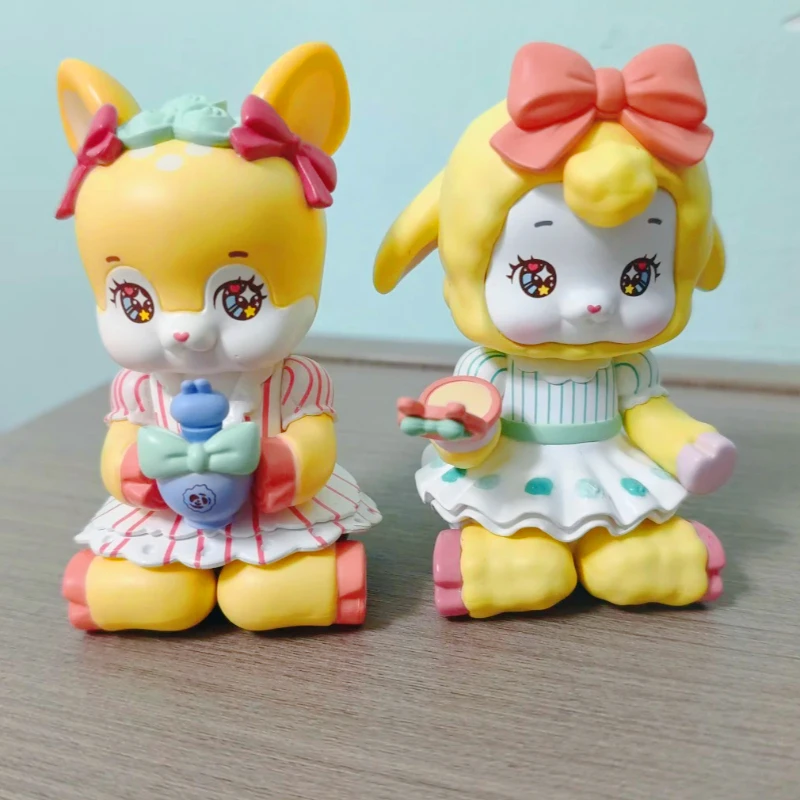 FUWA FUWA Glamour Cutie Series Blind Box Kawaii Bunny Showa Retro Style Doll Figure Makeup Rabbit Y2K Pink Aesthetic Design view 4
