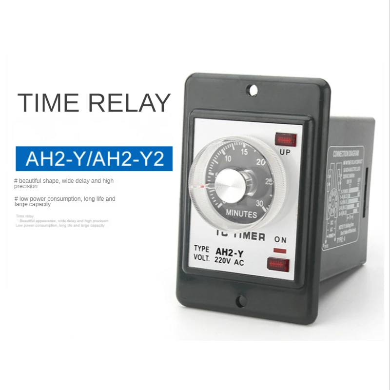 Uniteelec Factory Pointer Type Time Relay Delay AH2-Y / AH2-Y2 AC220