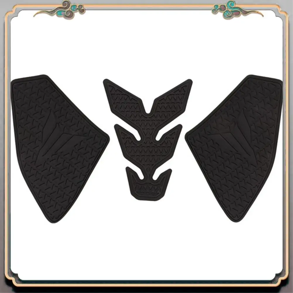 

A73Q-Motorcycle For MT-09 MT09 2021 Tankpad Anti-Slip Tank Pad Protection Stickers Side Tank Pads Traction Pad